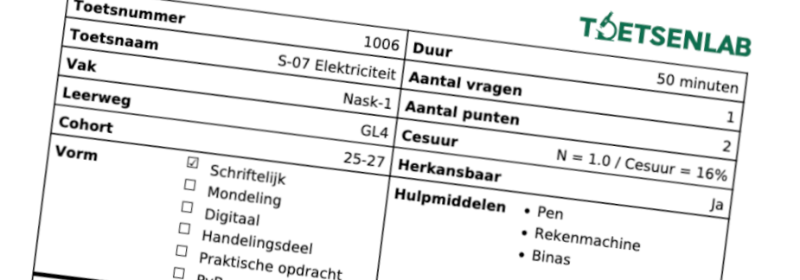PDF export voorbeeld